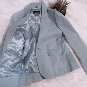 Pamela MCCoy Vintage Leather Blazer. Size S